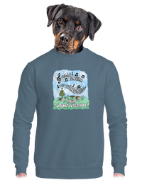 unisex mikina bez kapuce