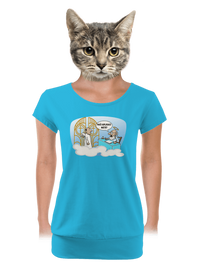 dámské tričko s lemem