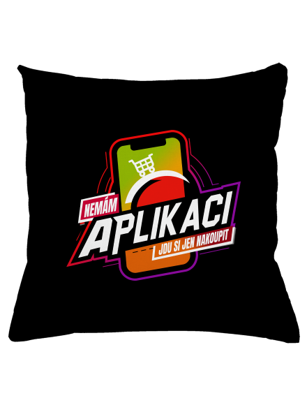 Nemám aplikaci polštář Black