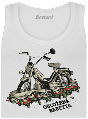 Obložená Babetta dámské tílko klasické White