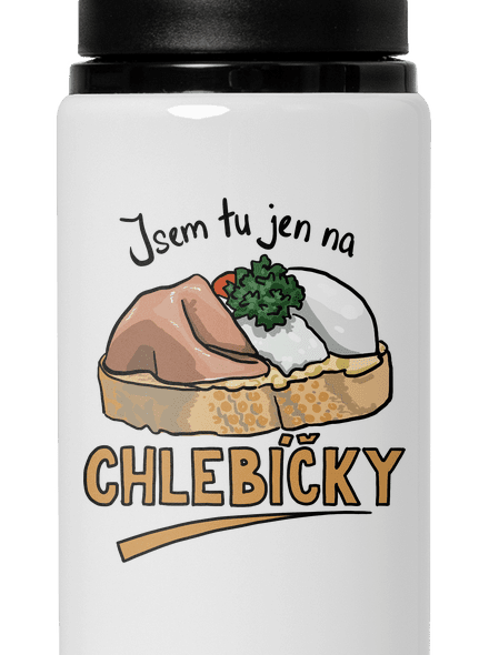 Na chlebíčky lahev na vodu White