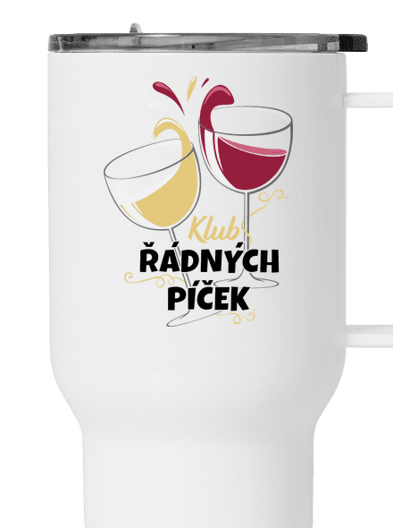 Klub řádných píček termohrnek White