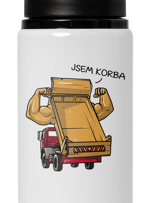 Korba lahev na vodu White