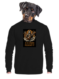 unisex mikina bez kapuce