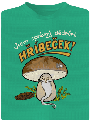 Babka a hříbeček pánské sportovní tričko Mint Mal