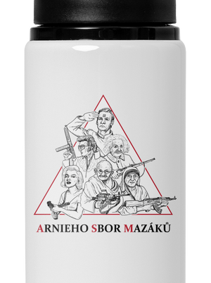 Arnieho sbor mazáků  lahev na vodu White