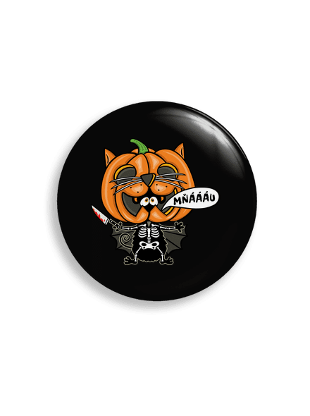 Halloweenská kočička placka uni