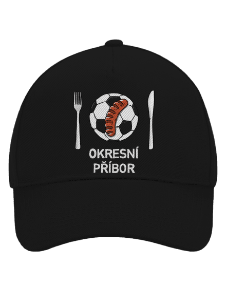 Okresní příbor kšiltovka baseballka Black