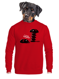 unisex mikina bez kapuce