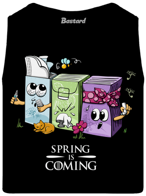 Spring is coming pánské tílko Black