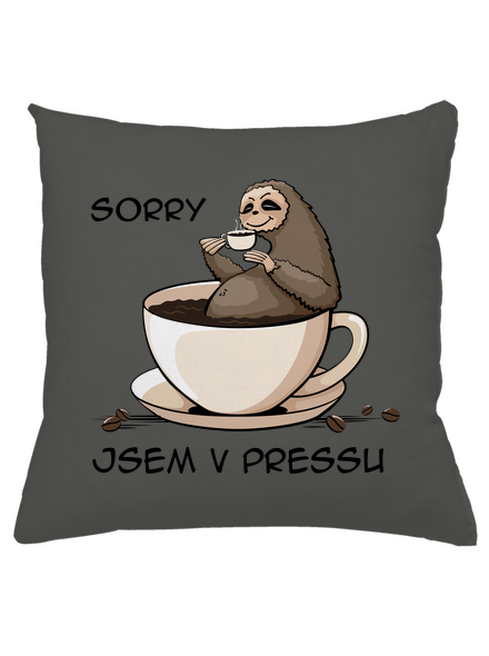 V pressu polštář Gray Pol