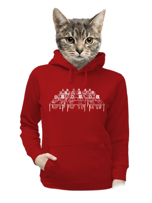 Cimrman: Debil, blbeček dámská mikina klokanka Red Mal