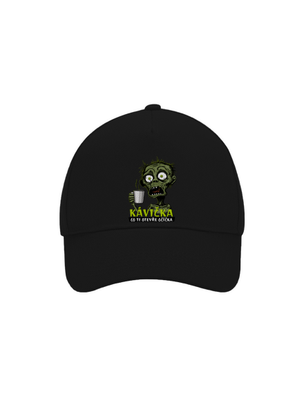 Zombie kávička kšiltovka baseballka Black