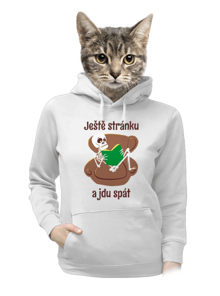 Ještě stránku dámská mikina klokanka White