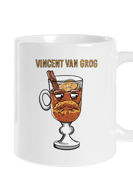 Vincent van Grog klasický hrnek White