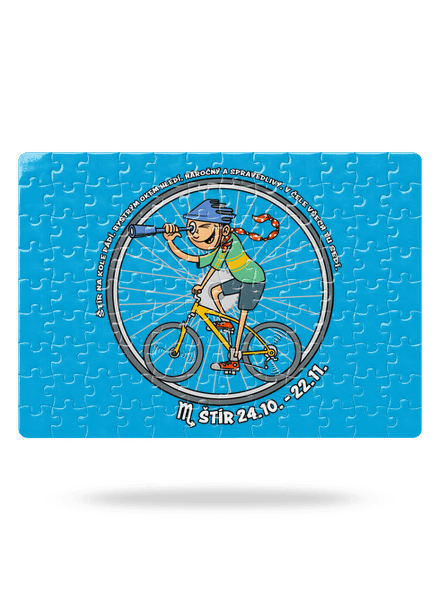 Cyklistický horoskop: Štír puzzle White