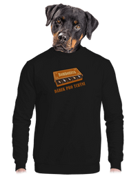 unisex mikina bez kapuce