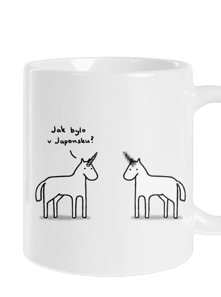 Pornorožec klasický hrnek White