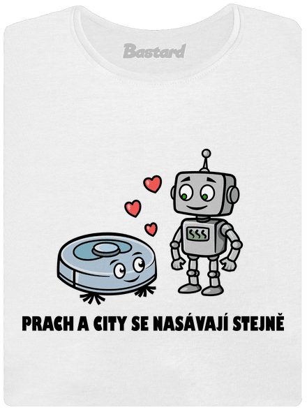 Láska mezi roboty dámské tričko premium White