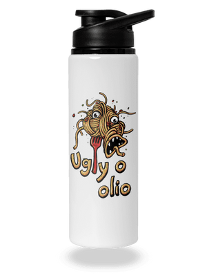 Ugly o olio lahev na vodu White