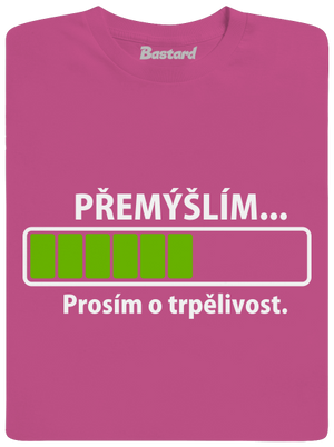 Přemýšlím dětské tričko Fuchsia
