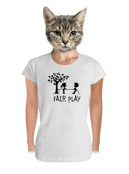 Fair play dámské tričko premium White