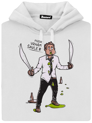 Vrhám šavle dámská mikina klokanka White