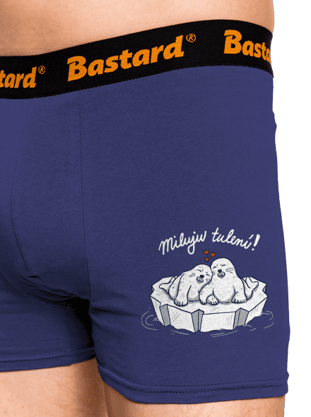 Miluju tulení boxerky Blue Navy