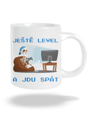 Ještě level velký hrnek White