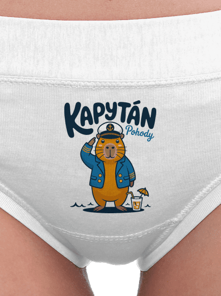 Kapytán pohody dámské kalhotky White