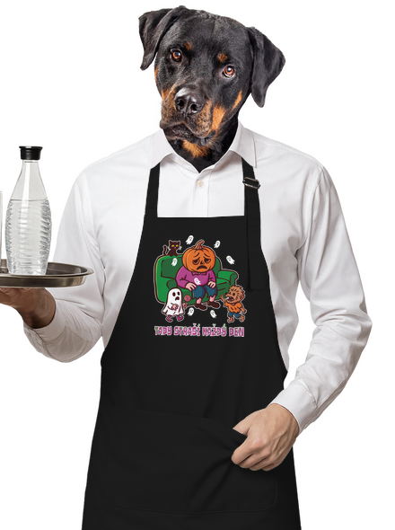 Tady straší každý den zástěra Black