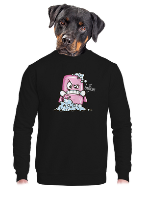 unisex mikina bez kapuce