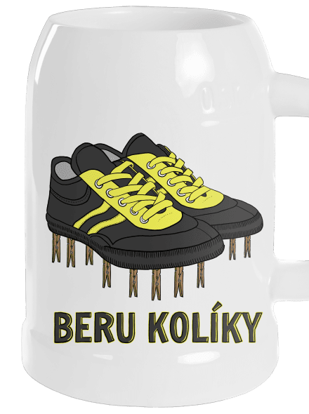 Beru kolíky půllitr White