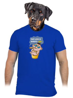 Boss pánské tričko Royal Blue