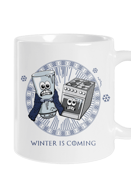 Winter is coming klasický hrnek White