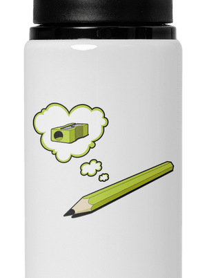 Tužka a Ořezávátko lahev na vodu White