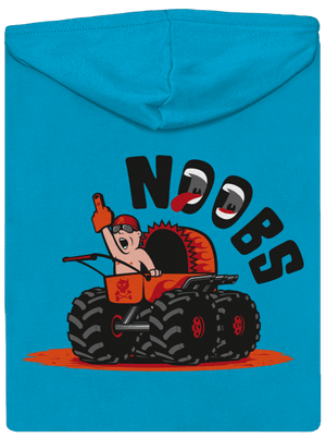 Monster kočárek dámská mikina na zip Blue Atol