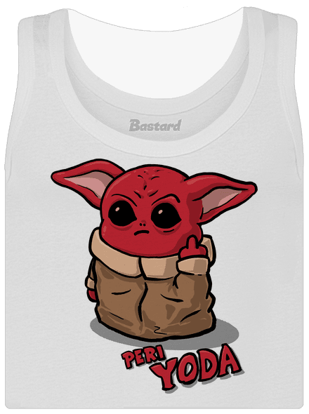 Peri Yoda dámské tílko klasické White