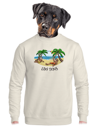 unisex mikina bez kapuce