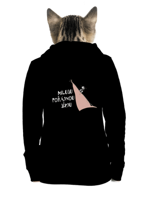 Miluju jízdu dámská mikina na zip Black