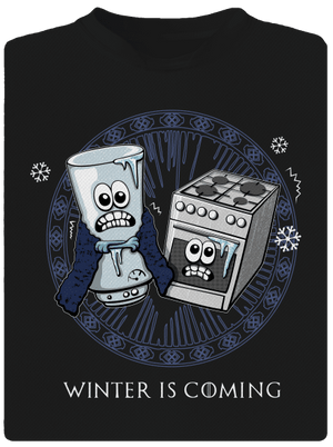 Winter is coming dětské sportovní tričko Black