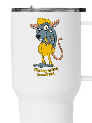 Myšák Casanova termohrnek White