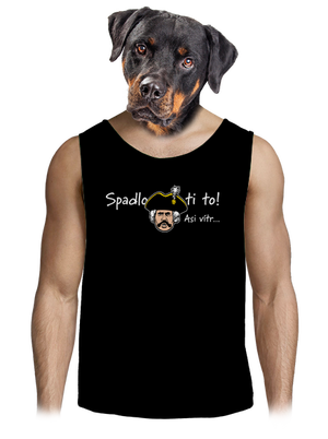 Spadlo ti to pánské tílko Black