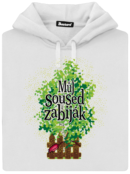 Můj soused zabiják dámská mikina klokanka White