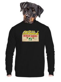 unisex mikina bez kapuce