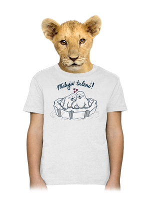 Miluju tulení dětské tričko White