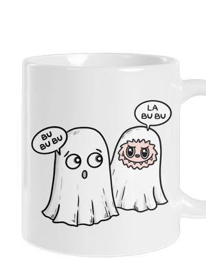 La bu bu klasický hrnek White