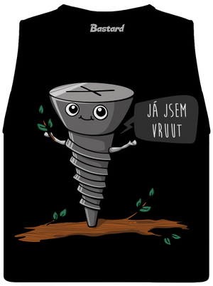 Já jsem Vruut dámské tílko volné Black