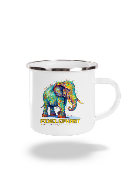 Pixelephant plecháček White
