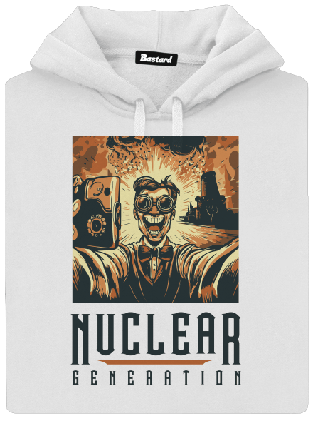 Nuclear generation dámská mikina klokanka White
